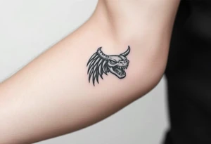 Predator mark simple tattoo idea