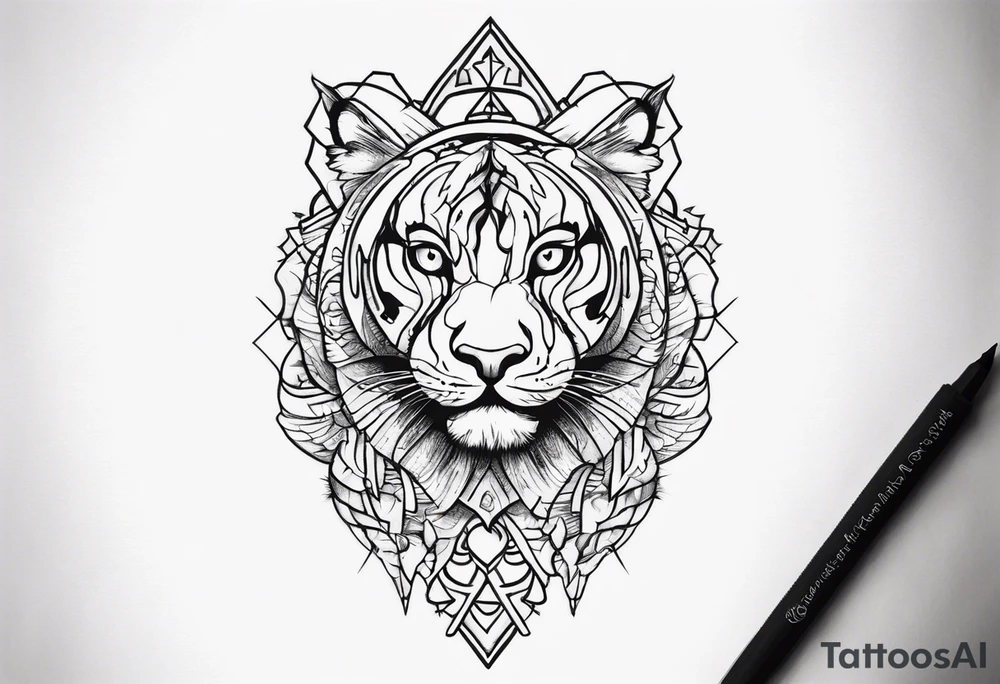 Scar mark tattoo design tattoo idea