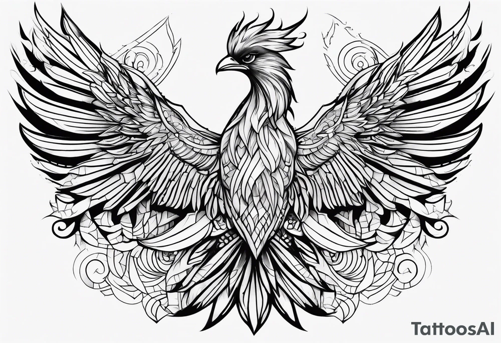 phoenix tattoo idea