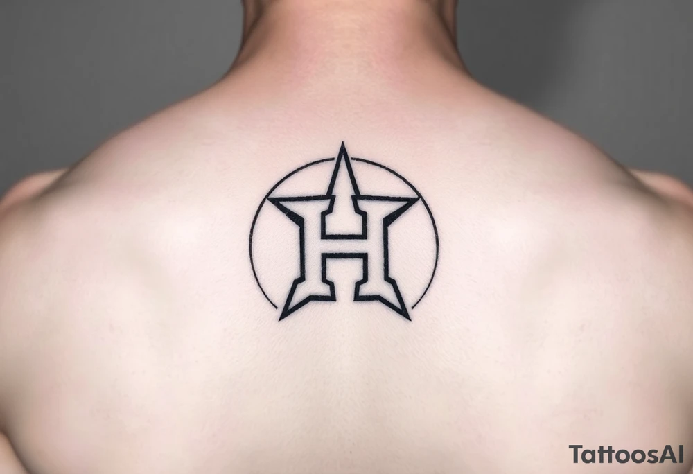 Houston Astros logo tattoo idea