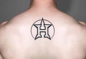 Houston Astros logo tattoo idea