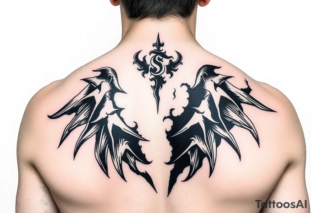 the dark despair of living with bipolar disorder tattoo idea