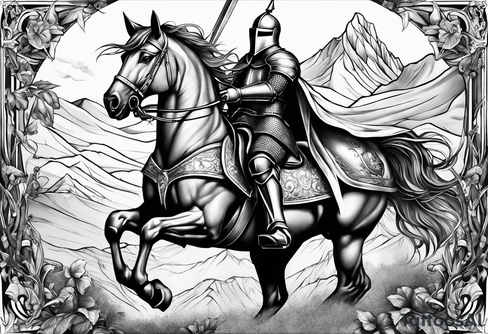 Knight tattoo idea