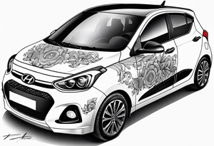 hyundai i10 tattoo idea