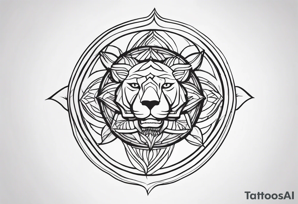 strength tattoo idea