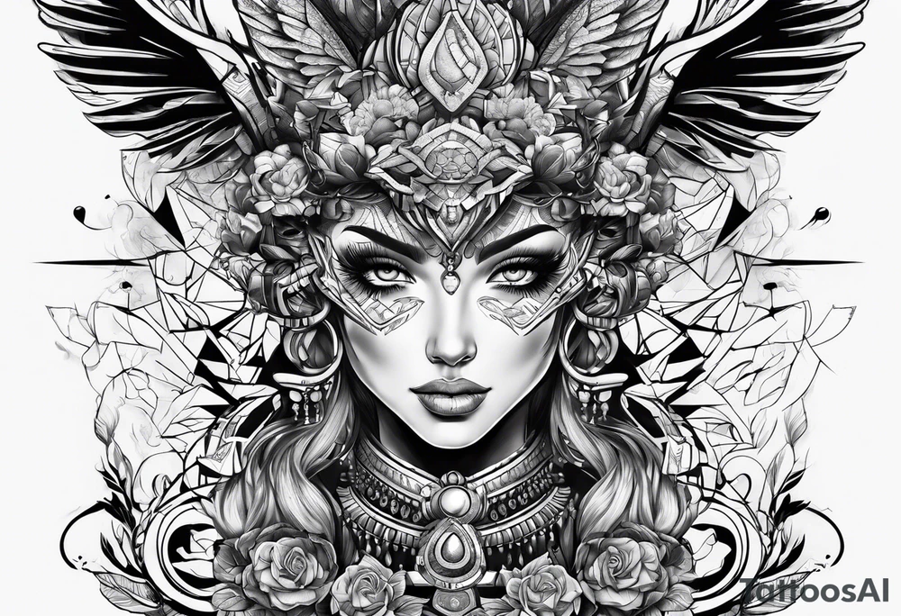 Cyber criminal ai tattoo idea