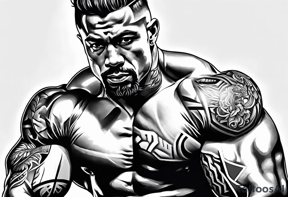 Bodybuilding tattoo idea