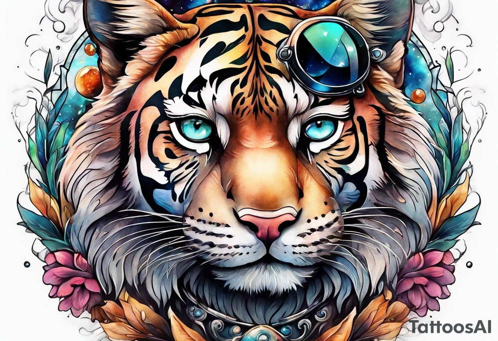 Animals made from glass in Amsterdam canal in space tattoo idea
