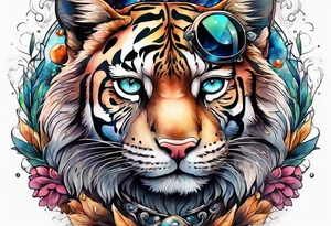 Animals made from glass in Amsterdam canal in space tattoo idea