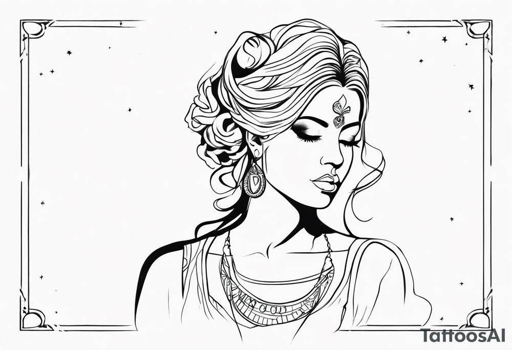 poetisa sapho de lesbo tattoo idea