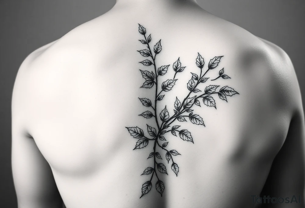 Holly and ivy tattoo idea