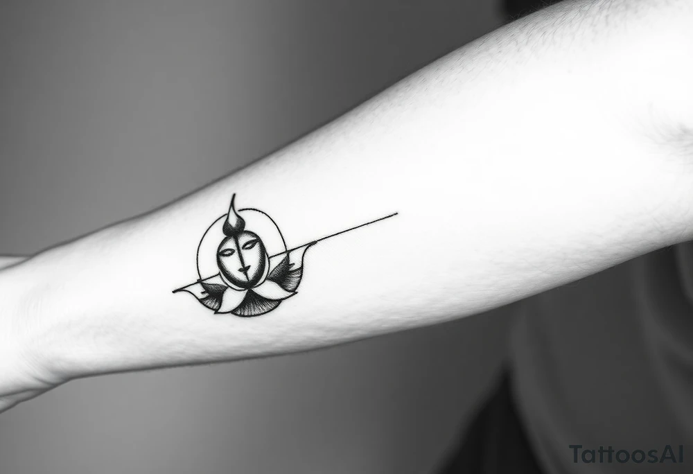 victory over coma and methadone. a new life in meditation. tattoo on the arm tattoo idea