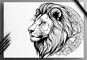 TRK, lion tattoo idea