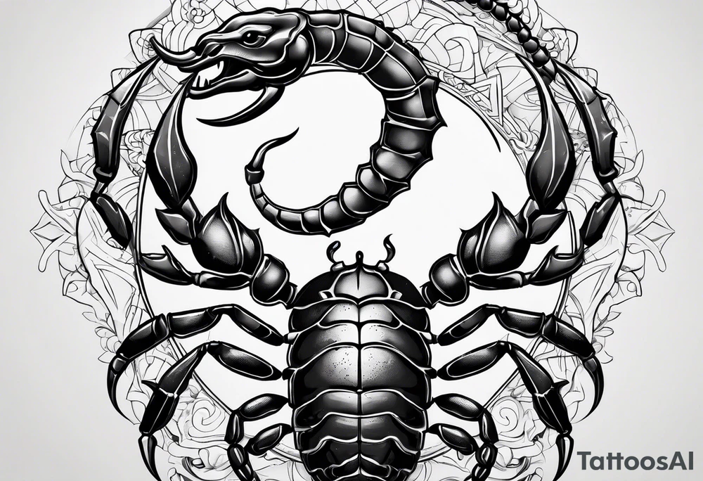 scorpion tattoo idea