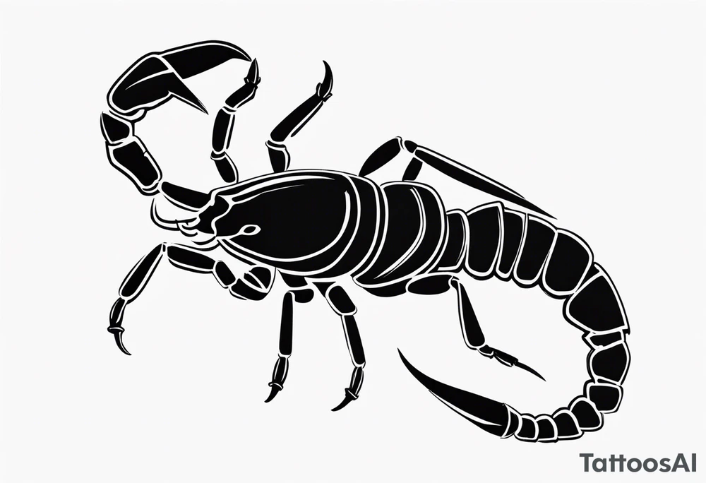 small Julia scorpion tattoo idea