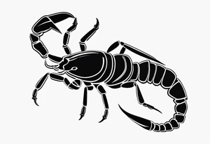 small Julia scorpion tattoo idea