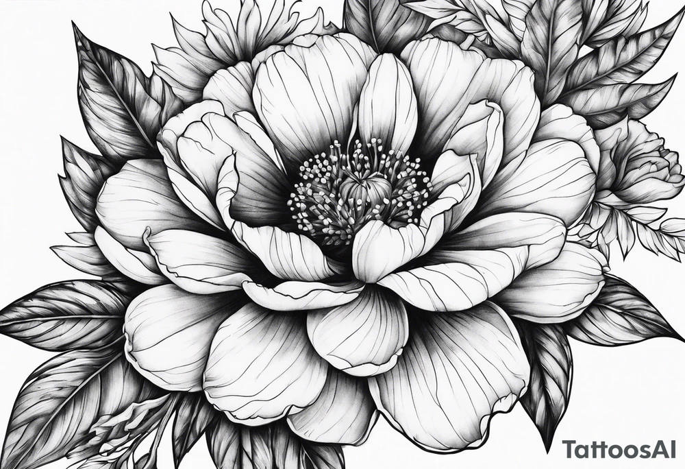 Flowers on the veins tattoo idea