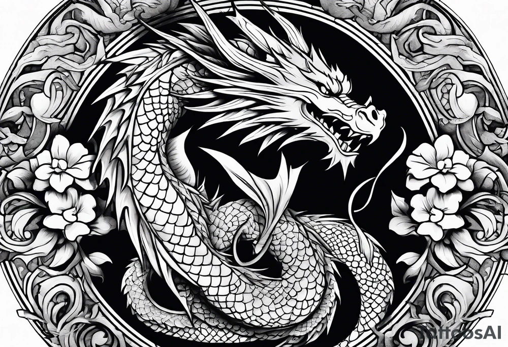 Dragon tattoo idea