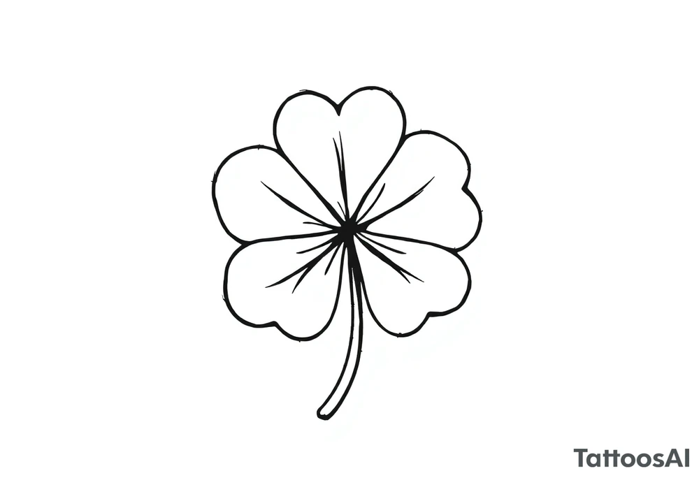 Irish clover tattoo idea