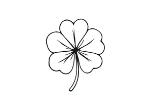 Irish clover tattoo idea