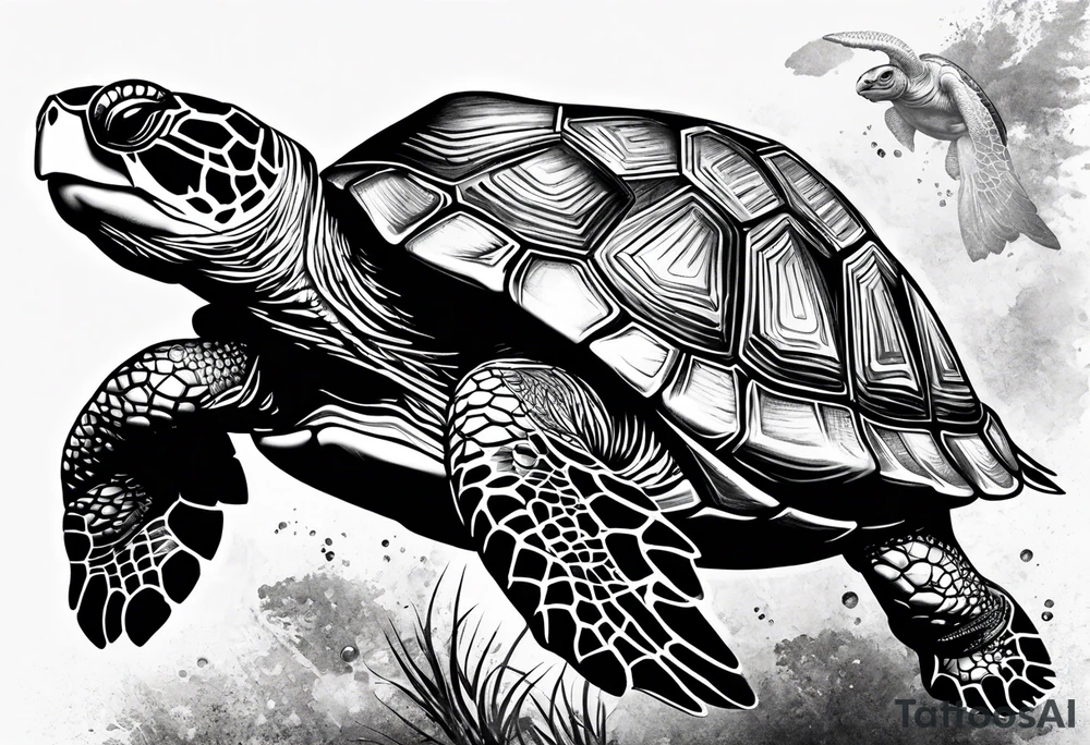 Turtle tattoo idea