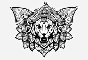 tatuaje de santa barbara en la espalda tattoo idea