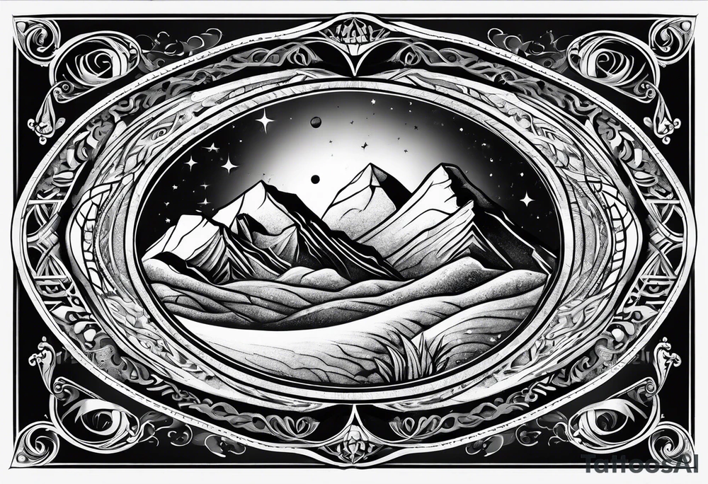 Earth tattoo idea