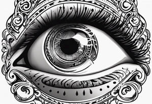 Real eyes Realize Real Lies tattoo idea