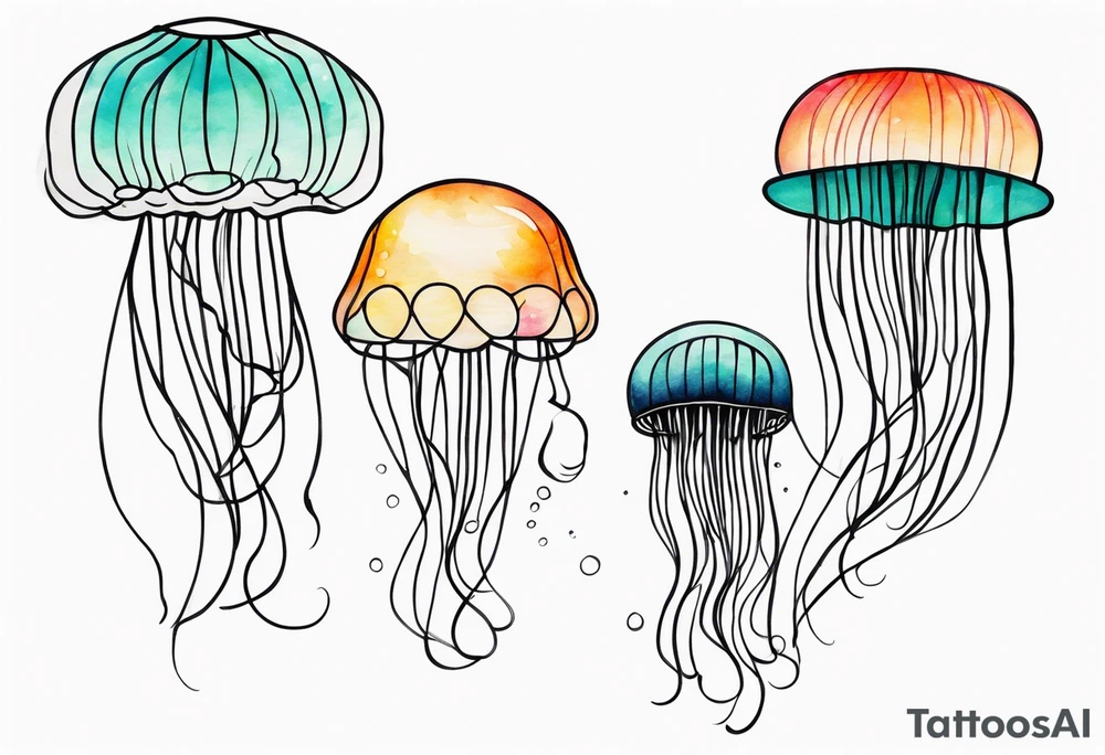 jellyfish tattoo idea