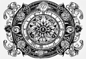 zodiac signs tattoo idea