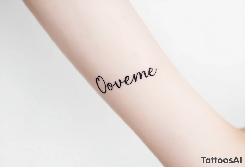 Overcome tattoo idea