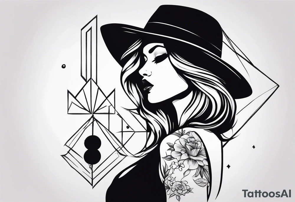 gangster female style tattoo tattoo idea