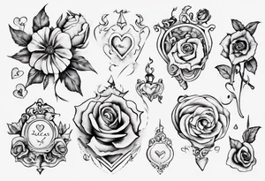 my kids' names: Lucas and Margaret and something that symbolizes love tattoo idea