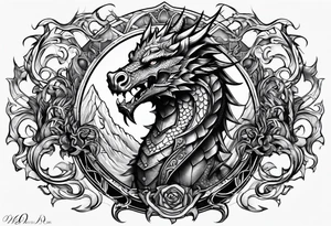 dragonborn tattoo idea