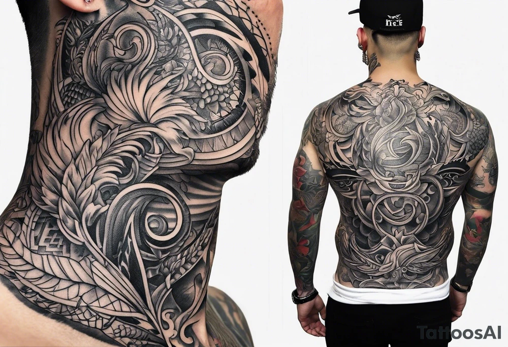 Neck tattoos for men tattoo idea