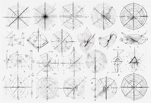 The mathematical friendship graph from graph theory that is cute, with vertices and edges, not an actual wind tattoo idea