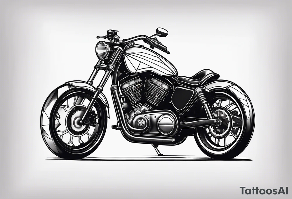 Bike tattoo idea