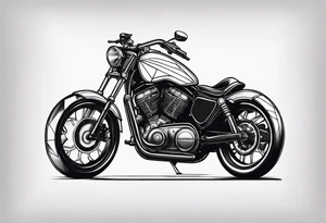 Bike tattoo idea