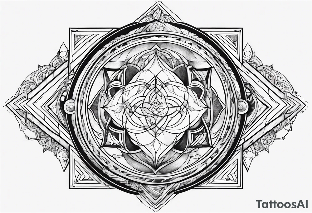 Four elements tattoo idea