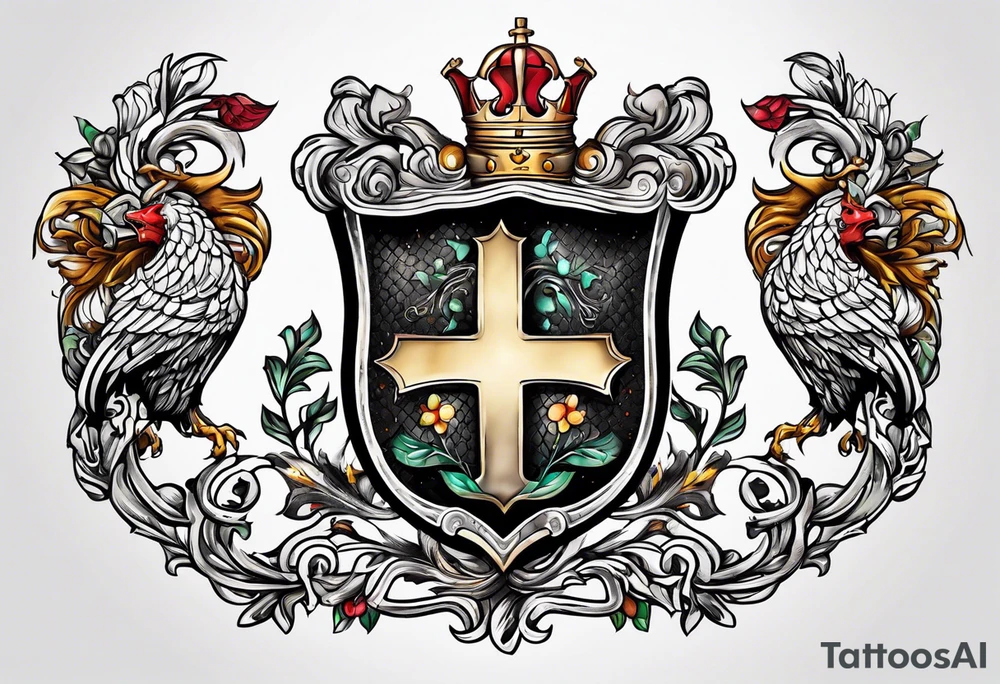 Coat of arms tattoo idea