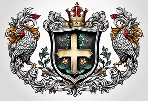Coat of arms tattoo idea
