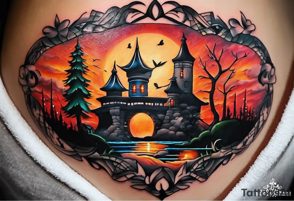 Das Tattoo sollte einen Stammbaum haben wo das Geburtsdatum meiner Kinder zu sehen ist. Über diesen Stammbaum sollen mehrere Schwerte sein wie das Damaglos, das Angriffe auf meine Familie zeigen soll. Ein Symbol das den Schutz und die Stärke von Uns zeigt währe ebenfalls gut. Der Tot von meiner Mutter 2018 sollte auch zu finden sein tattoo idea