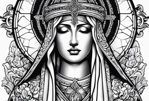 christianity throat tattoo idea