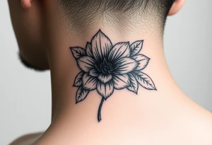 a hong kong flower tattoo idea