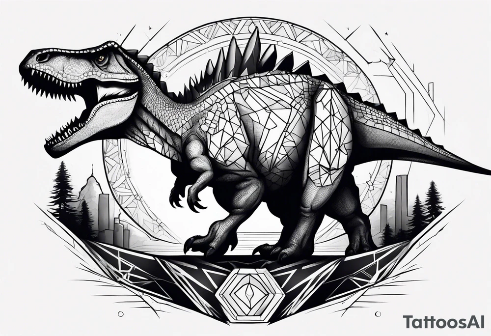 Excision Dinosaur Tattoo tattoo idea