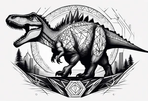 Excision Dinosaur Tattoo tattoo idea