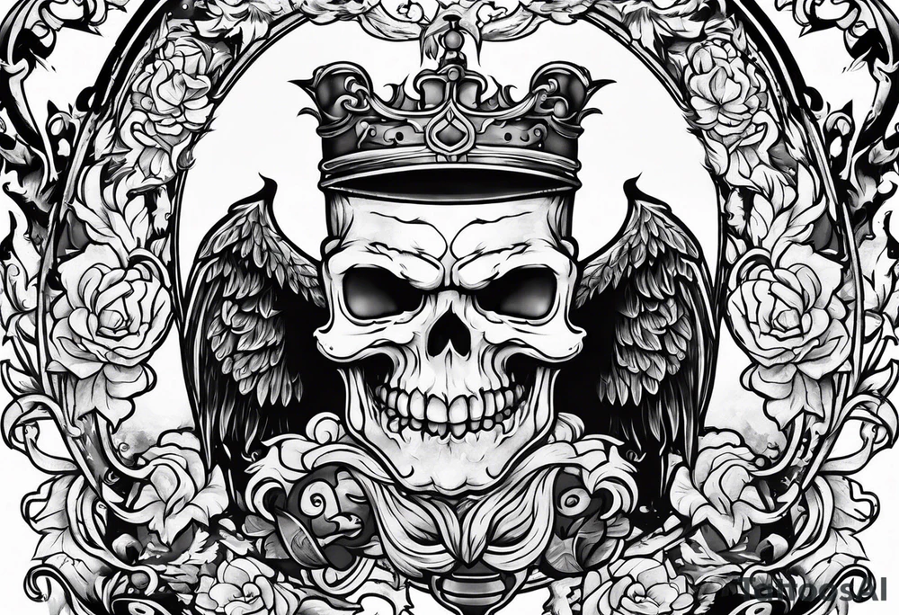 Simpson Family Crest tattoo idea