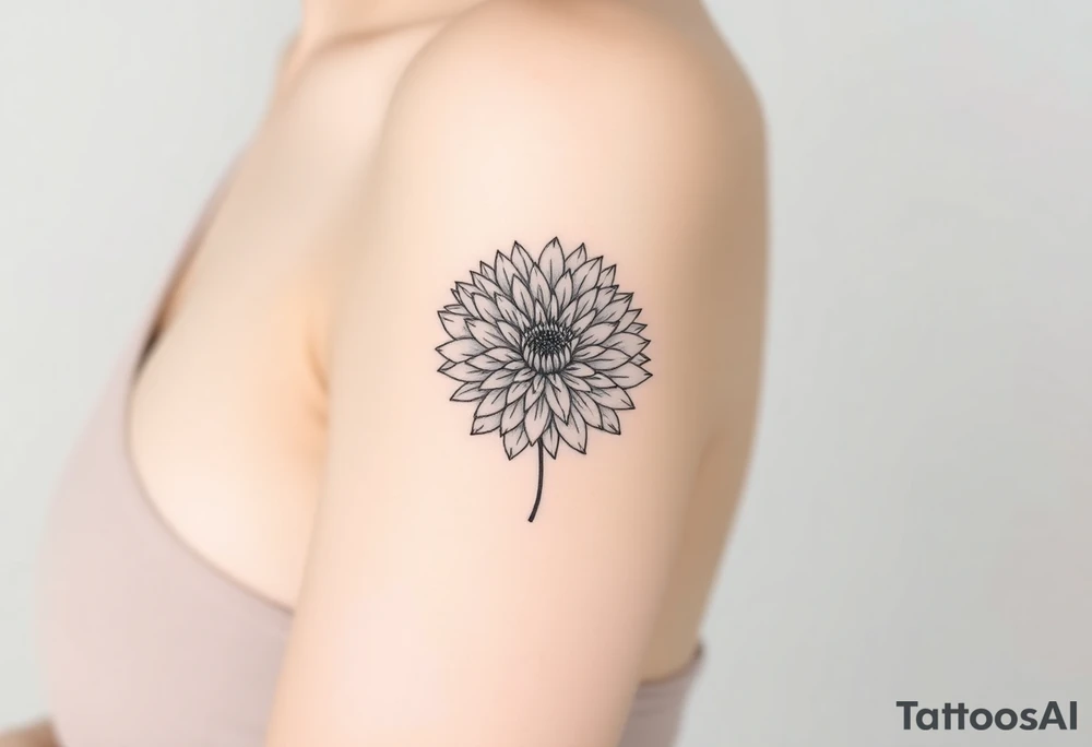 chrysanthemum tattoo idea