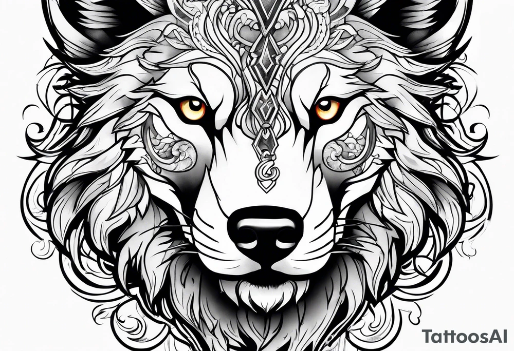 Fenrir tattoo idea