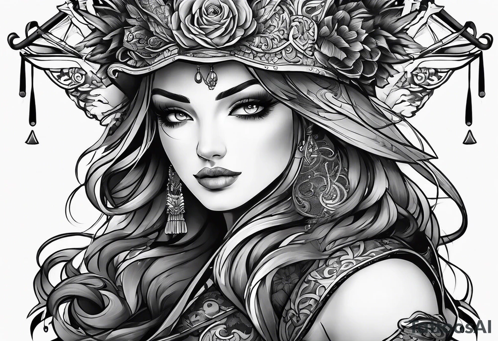 war and love tattoo idea